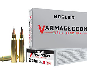 Nosler 65139 Varmageddon  223 Rem 53 gr Flat Base Tipped 20 Per Box/ 20 Case