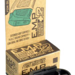 30851 Strike Industries EMPG42B Enhanced Magazine Plate made of Polymer with Black Finish & Extra Gripping Surface for Glock 42 Magazines (Adds 2rds)