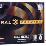 32054 Federal GM65CRDBH130 Premium Gold Medal 6.5 Creedmoor 130 gr Berger Hybrid Open Tip Match 20 Per Box/ 10 Case