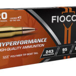 33170 Fiocchi 243HSB Hyperformance 243 Win 95 gr Super Shock Tip 20 Per Box/ 10 Case