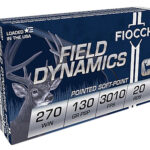 33242 Fiocchi 270SPB Field Dynamics 270 Win 130 gr Pointed Soft Point 20 Per Box/ 10 Case