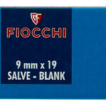 34618 Fiocchi 9MMBLANK Pistol Blank 9mm Luger 50 Per Box/ 20 Case