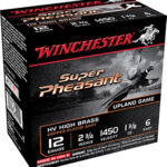 34638 Winchester Ammo X12PHV6 Super Pheasant High Velocity High Brass 12 Gauge 2.75" 1 3/8 oz 6 Shot 25 Bx/ 10 Case