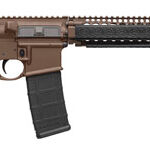 3504 Daniel Defense 0208815126055 DDM4 M4A1 *CA Compliant 5.56x45mm NATO 14.50" 10+1 Mil-Spec Brown Cerakote 6 Position w/SoftTouch Overmolding Stock