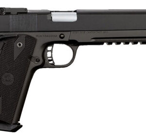 Rock Island 52008 Pro Ultra Match 10mm Auto Caliber with 6" Barrel, 8+1 Capacity, Overall Black Parkerized Finish Steel, Picatinny Rail/Beavertail Frame, Serrated Slide & Black Rubber Grip