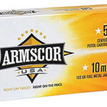 35289 Armscor FAC102N USA 10mm Auto 180 gr Full Metal Jacket 50 Per Box/ 20 Case