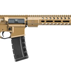 FN15 DMR3 5.56x45mm NATO rifle in FDE Cerakote with 18-inch barrel and Hodge Defense handguard