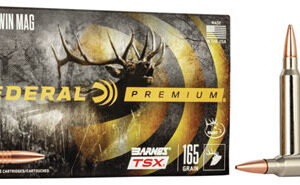 Federal P300WR Premium  300 Win Mag 165 gr Barnes TSX 20 Per Box/ 10 Case