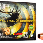 36448 Federal P500XB1 Premium 500 S&W Mag 275 gr Barnes Expander BRX 20 Per Box/ 10 Case