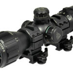 37344 UTG SCP-M392AOLW BugBuster Black Hardcoat Anodized 3-9x32mm 1" Tube Illuminated Red/Green Mil-Dot Reticle