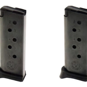 Ruger 90643 LCP Value Pack 6rd 380 ACP Blued Steel 2 Per Pack