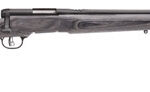 4437 Savage Arms 96970 B.MAG 17 WSM Caliber with 8+1 Capacity, 22" Heavy Barrel, Matte Black Metal Finish & Varmint Beavertail Gray Laminate Stock Right Hand (Full Size)