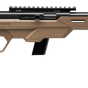 Savage 64 Precision .22 LR rifle 16.5 in threaded barrel FDE chassis 10rd