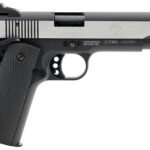 45249 GSG GSG2210M1911S M1911 22 LR 5" 10+1 Black Hardcoat Anodized Stainless Steel Polished Slide Black Polymer Grip