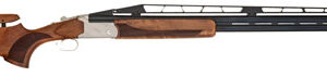 TriStar 35416 TT-15A Double Trap 12 Gauge 2rd 2.75" 32" Adjustable Rib Barrel Silver Rec Walnut Fixed with Adjustable Comb Stock Right Hand (Full Size) Includes 5 Extended MobilChoke