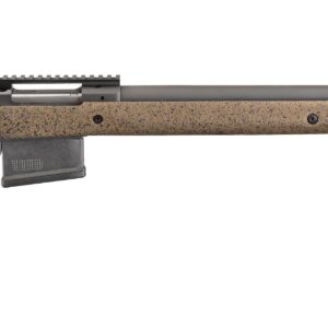 Ruger Hawkeye Long Range Target .300 Win Mag rifle with speckled black/brown laminate stock and matte black barrel