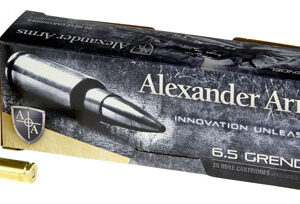 Alexander Arms AG129SSTBOX SST  6.5 Grendel 129 gr Hornady Super Shot Ballistic Tip 20 Per Box/ 10 Case