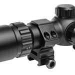 5007 Truglo TG8514BC Tru-Brite 30 Hunter 1-4x 24mm Obj 92.6-23.03 ft @ 100 yds FOV 30mm Tube Black Finish Circle Duplex