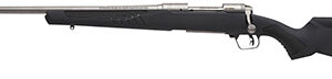 Savage Arms 57089 110 Storm 308 Win 4+1 22", Matte Stainless Metal, Gray Fixed AccuStock with Accufit, Left Hand