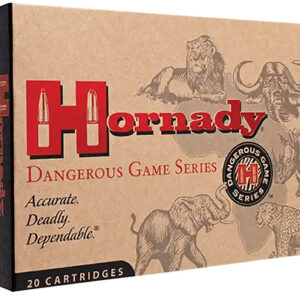 Hornady 82322 Dangerous Game  375 H&H Mag 300 gr Dangerous Game Solid 20 Per Box/ 6 Case