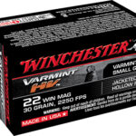 52706 Winchester Ammo S22M2 Varmint HV 22 WMR 30 gr Jacket Hollow Point 50 Per Box/ 40 Case