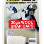 53472 Carlson's Choke Tubes 00106 Snap Cap 20 Gauge Wool/Aluminum Base 2 Pack