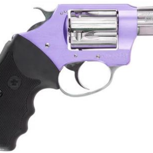 Charter Arms Chic Lady .38 Special lavender 2-inch revolver with hi-polish stainless cylinder
