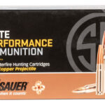 54340 Sig Sauer E3WMH120 Elite Copper Hunting 300 Win Mag 165 gr Copper Solid 20 Per Box/ 10 Case