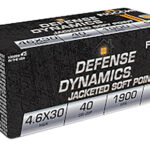 54473 Fiocchi 46EXB Defense Dynamics 4.6x30mm H&K 40 gr Jacketed Soft Point 50 Per Box/ 20 Case