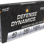 54486 Fiocchi 40SWE Defense Dynamics 40 S&W 180 gr Jacketed Hollow Point 50 Per Box/ 20 Case