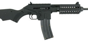 KelTec SU22CA .22 LR rifle with 16-inch threaded barrel and black synthetic fixed stock