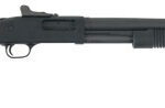 55293 Mossberg 51668 590A1 Tactical 12 Gauge 3" 8+1 20" Parkerized Heavy-Walled Barrel Black Rec with Ghost Ring Rear Sight Black Fixed with Storage Compartment Stock Right Hand (LE)