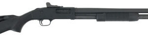 Mossberg 51668 590A1 Tactical 12 Gauge 3" 8+1 20" Parkerized Heavy-Walled Barrel Black Rec with Ghost Ring Rear Sight Black Fixed with Storage Compartment Stock Right Hand (LE)