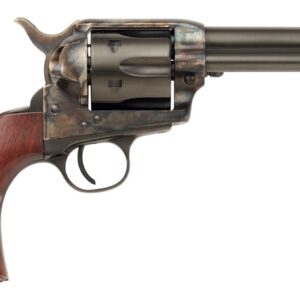 Taylors and Company 1873 Cattleman Gunfighter .45 Long Colt revolver, 4.75 inch blued barrel, case-hardened frame, walnut Arm