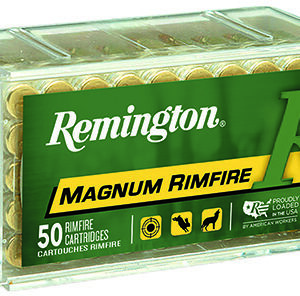 Remington Ammunition 21170 Magnum Rimfire  22 WMR 40 gr Jacket Hollow Point 50 Per Box/ 40 Cs