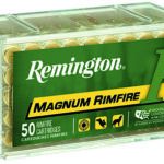 56109 Remington Ammunition 21172 Magnum Rimfire 22 WMR 40 gr Pointed Soft Point 50 Per Box/ 40 Cs