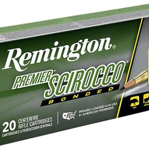 Remington Ammunition 29328 Premier Scirocco Bonded 30-06 Springfield 180 gr Swift Scirocco Bonded 20 Per Box/ 10 Cs