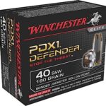 57961 Winchester Ammo S40SWPDB1 Defender 40 S&W 180 gr Bonded Jacket Hollow Point 20 Per Box/ 10 Case