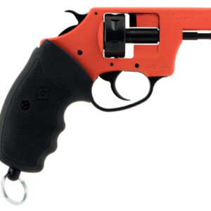 Charter Arms Pro 22 starter pistol orange frame black rubber grips 6-round