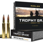 59564 Nosler 60044 Trophy Grade 280 Ackley Improved 160 gr Nosler Spitzer Partition 20 Per Box/ 10 Case