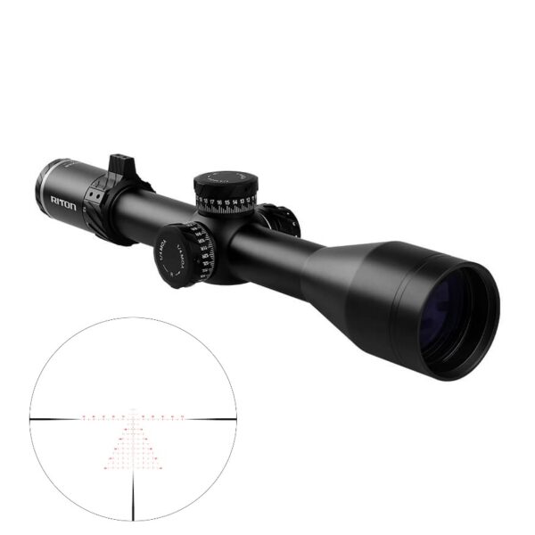 5conquer428560494 RITON OPTICS X5 CONQUER 4-28X56 MIL FFP IL