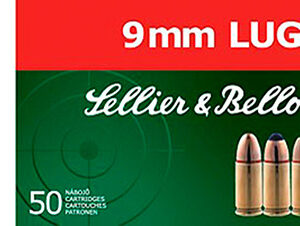 Sellier & Bellot SB9C Handgun  9mm Luger 115 gr Jacket Hollow Point 50 Per Box/ 20 Case
