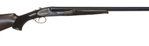 CZ-USA 06401 Sharp-Tail  12 Gauge 3" 2rd 28" Black Hard Chrome Side by Side Barrel, Color Case Hardened Metal Finish, Turkish Walnut Stock Includes 5 Chokes