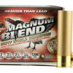 62040 HEVI-Shot HS41205 Magnum Blend 12 Gauge 3.50" 2 1/4 oz Tungsten 5/6/7 Shot 5 Per Box/ 10 Case