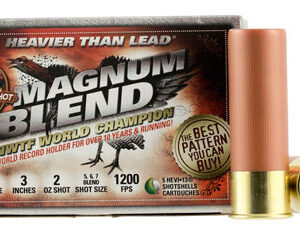 HEVI-Shot HS41255 Magnum Blend  12 Gauge 3" 2 oz Tungsten 5/6/7 Shot 5 Per Box/ 10 Case