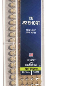 CCI 0026 Specialty CB Pest Control 22 Short 29 gr Lead Round Nose 100 Per Box/ 50 Case