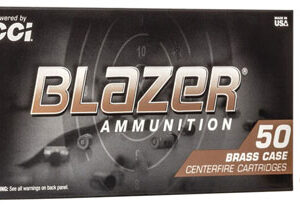 CCI 5210 Blazer Brass Handgun 40 S&W 165 gr Full Metal Jacket 50 Per Box/ 20 Case
