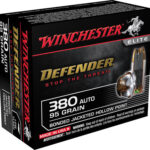 63779 Winchester Ammo S380PDB Defender 380 ACP 95 gr Bonded Jacket Hollow Point 20 Per Box/ 10 Case