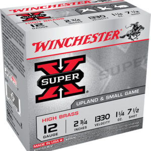 Winchester Ammo X127 Super X Game Load High Brass 12 Gauge 2.75" 1 1/4 oz 7.5 Shot 25 Bx/ 10 Case