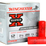 65036 Winchester Ammo XU12H7 Super X Heavy Game Load 12 Gauge 2.75" 1 1/8 oz 7.5 Shot 25 Per Box/ 10 Case